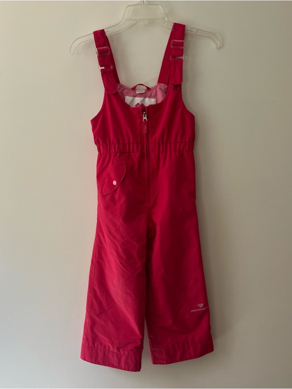 Girls Obermeyer Snow Bib Pink 5 Winter Outdoor Skiing Sledding